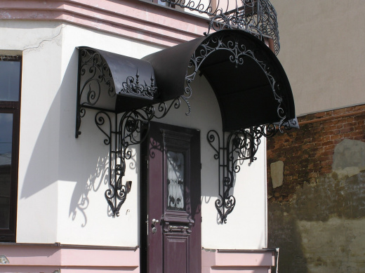 Кованый козырек 15