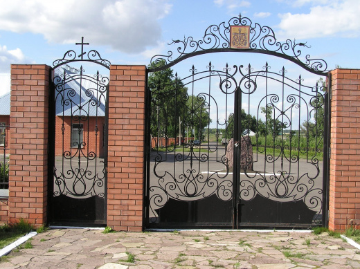 Ворота прозрачные декоративные