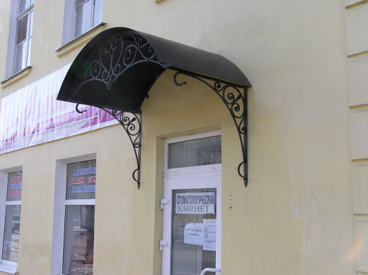 Кованый козырек 18