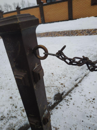 Декоративный кованый столбик